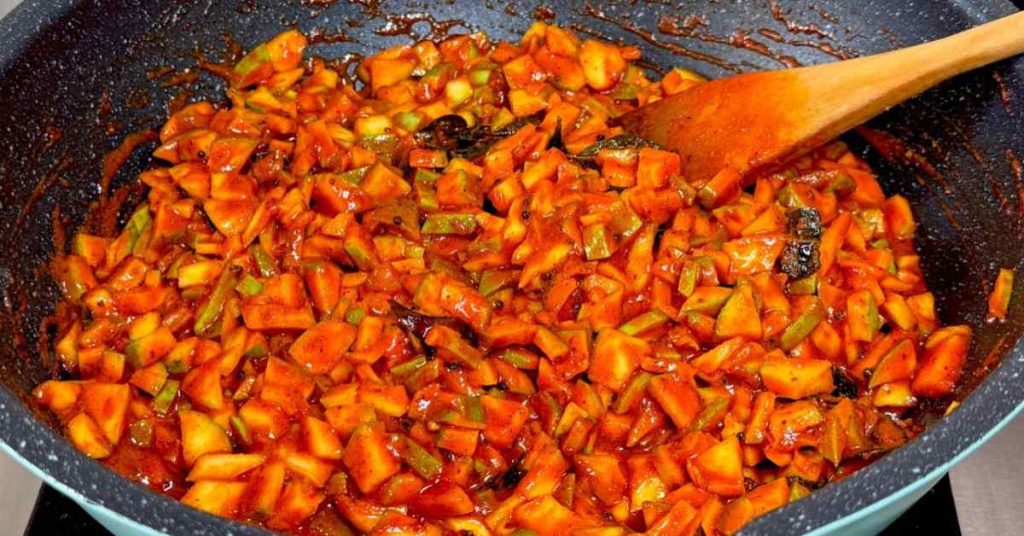 Kerala Style Mango Pickle Recipe
